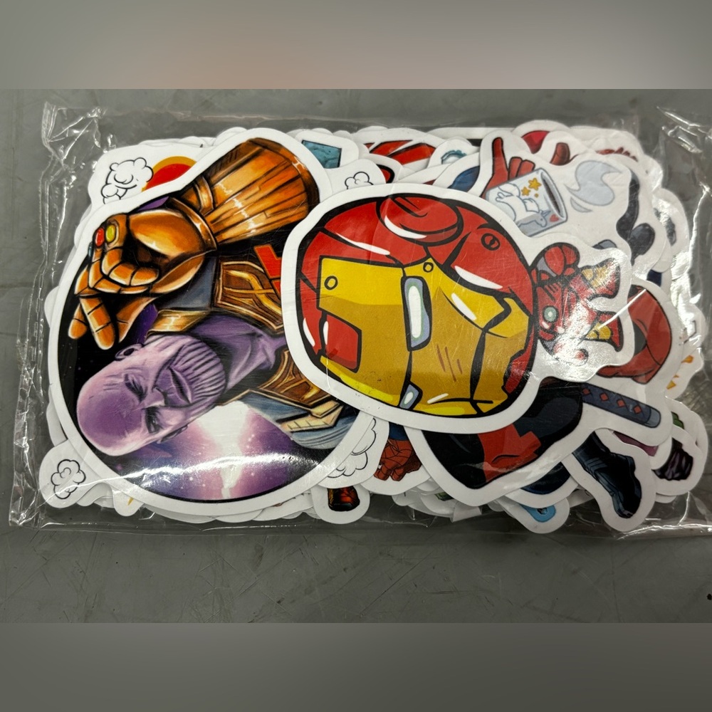 Superhero Themed Sticker Pack